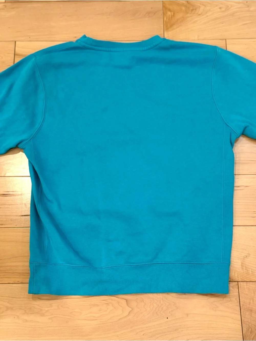 Nike Teal Crewneck Sweatshirt | Embroidered Swoosh Logo | Unisex Streetwear - S